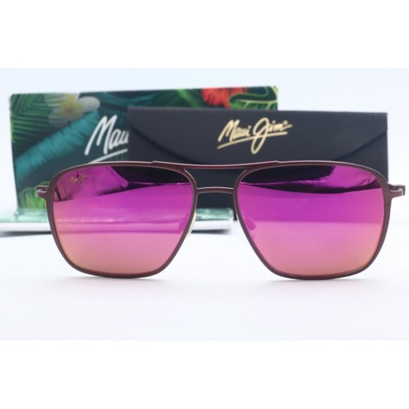 Maui Jim Beaches MJ 541-07M Maui Rose Aviator Sunglasses Maui Rose polarized - Picture 2 of 6